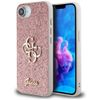 Etui Guess Fixed Glitter Big 4G do       iPhone 16e / 17e różowy
