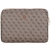 Torba Guess Sleeve 14" 4G Zipper Pocket  Triangle Logo brązowy