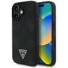Etui Guess Grained Hot Stamp Peony       Triangle Logo MagSafe do iPhone 16 czarny
