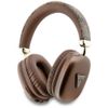 Słuchawki nauszne Guess Bluetooth 5.3 4GTriangle Logo brązowy
