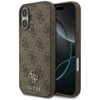 Etui Guess 4G Small Classic Logo MagSafe do iPhone 17 brązowy