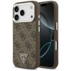 Etui Guess 4G Triangle Logo MagSafe do   iPhone 17 Pro brązowy srebrny