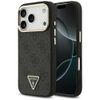 Etui Guess 4G Triangle Logo MagSafe do   iPhone 17 Pro czarny złoty