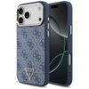 Etui Guess 4G Triangle Logo MagSafe do   iPhone 17 Pro Max niebieski złoty
