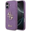 Etui Guess Fixed Glitter Big 4G do       iPhone 17 liliowy