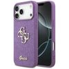 Etui Guess Fixed Glitter Big 4G do       iPhone 17 Pro Max liliowy