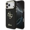 Etui Guess Fixed Glitter Big 4G Metal    Frame do iPhone 17 Pro Max czarny
