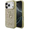 Etui Guess Fixed Glitter Big 4G Metal    Frame do iPhone 17 Pro złoty