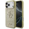 Etui Guess Fixed Glitter Big 4G Metal    Frame do iPhone 17 Pro Max złoty