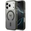 Etui Guess IML Gradient Triangle Logo MagSafe do iPhone 17 Pro Max czarny