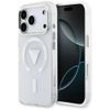 Etui Guess IML Gradient Triangle Logo MagSafe do iPhone 17 Pro przezroczysty