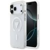 Etui Guess IML Gradient Triangle Logo MagSafe do iPhone 17 Pro Max przezroczysty