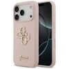 Etui Guess Silicone Big 4G Script do     iPhone 17 Pro różowy