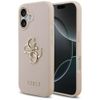 Etui Guess Grained Big 4G & Classic Logo do iPhone 17 różowy