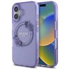 Guess GUHMP16SHFWFCU iPhone 16 6.1"      fioletowy/purple hardcase IML Flowers Wreath MagSafe
