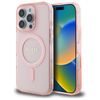 Guess GUHMP16XHFGEREP iPhone 16 Pro Max  6.9" różowy/pink hardcase IML Glitter Circle MagSafe