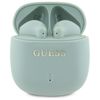Guess słuchawki Bluetooth GUTWSJ14ESGN   TWS + stacja dokująca zielony/green Printed Classic Logo