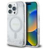Guess GUHMP16LRGRGES iPhone 16 Pro 6.3" srebrny/silver hardcase Resin Gradient Glitter MagSafe