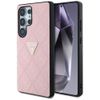 Etui Guess Hot Stamp 4G Pattern Triangle Metal Logo Samsung Galaxy S25 Ultra różowy