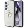Etui Guess Grained Big 4G Logo Small Classic Logo do Samsung Galaxy S25 beżowy