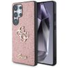 Etui Guess Fixed Glitter Big 4G Metal    Logo do Samsung Galaxy S25 Ultra różowy