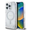 Guess GUHMP16XRGRGES iPhone 16 Pro Max 6.9" srebrny/silver hardcase Resin Gradient Glitter MagSafe
