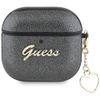 Etui Guess Metallic Script Charm do      AirPods 4 czarny