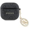 Etui Guess 4G Strass Charm do AirPods 4 czarny