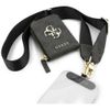Uniwersalna smycz z portfelem Guess 4G Metal logo czarny