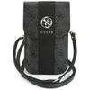 Torebka na telefon Guess 4G & Classic Logos Stripe Strap czarny
