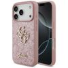 Etui Guess Fixed Glitter Big 4G do iPhone 18 Pro / 17 Pro różowy