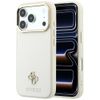 Etui Guess Saffiano Small 4G & Classic Logo MagSafe do iPhone 18 Pro Max / 17 Pro Max beżowy