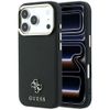 Etui Guess Saffiano Small 4G & Classic Logo MagSafe do iPhone 18 Pro Max / 17 Pro Max czarny