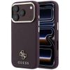Etui Guess Saffiano Small 4G & Classic Logo MagSafe do iPhone 18 Pro / 17 Pro burgundowy
