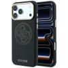 Etui Guess Perforated 4G Gold Logo Magsafe do iPhone 18 Pro / 17 Pro czarny
