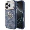 Etui Guess 4G Big 4G Classic Logo do iPhone 18 Pro / 17 Pro niebieski złoty