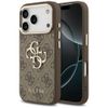Etui Guess 4G Big 4G Classic Logo do iPhone 18 Pro / 17 Pro brązowy złoty