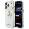 Etui Guess IML 4G Script Metal do iPhone 18 Pro Max / 17 Pro Max biały