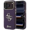 Etui Guess IML 4G Script Metal do iPhone 18 Pro / 17 Pro burgundowy