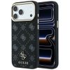 Etui Guess Peony 4G Small Logo MagSafe do iPhone 18 Pro Max / 17 Pro Max czarny