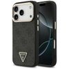 Etui Guess 4G Triangle Logo MagSafe do iPhone 18 Pro / 17 Pro czarny złoty