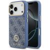 Etui Guess 4G Strass Logo MagSafe do     iPhone 17 Pro niebieski