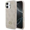 Etui Guess 4G Strass Logo MagSafe do iPhone 17 różowy