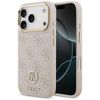 Etui Guess 4G Strass Logo MagSafe do     iPhone 17 Pro różowy