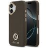 Etui Guess Grained Strass Logo MagSafe   do iPhone 17 brązowy