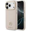 Etui Guess Grained Strass Logo MagSafe   do iPhone 17 Pro różowy