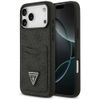 Etui Guess 4G Double Card Triangle do    iPhone 17 Pro Max czarny