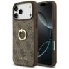 Etui Guess 4G Ring Stand do iPhone 17    Pro Max brązowy