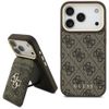 Etui Guess 4G z portfelem Magsafe do     iPhone 17 Pro brązowy