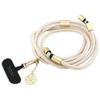 Kabel Guess CBDY 4G Charm USB-C/USB-C150cm beżowy
